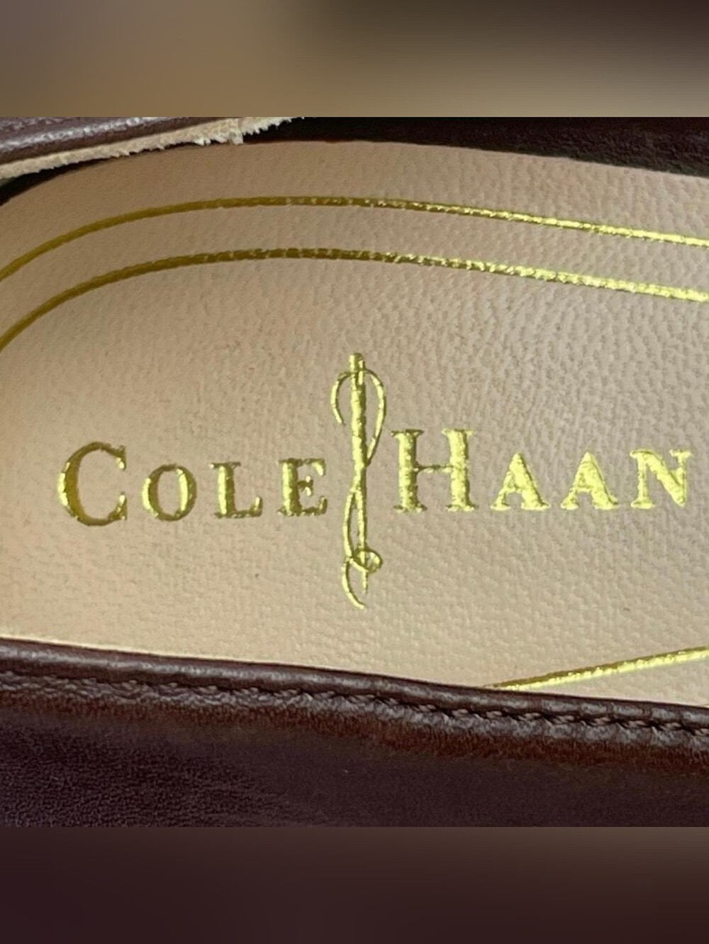 Cole Haan Brown Leather Buckle Platform Stiletto Pump - Picture 6 of 6